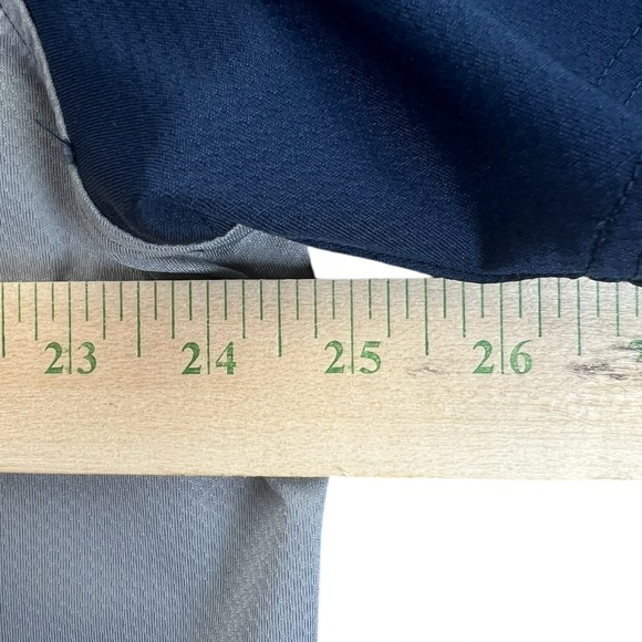 Under Armour Performance Polo Shirt Mens XL TG EG Loose Fit Navy Gray - Picture 5 of 6